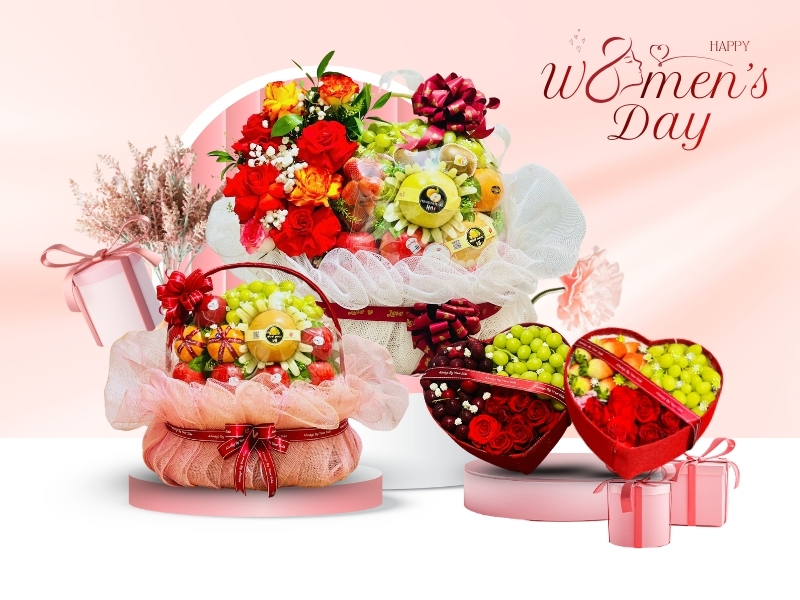 Giỏ trái cây lễ 8/3, 20/10, 20/11