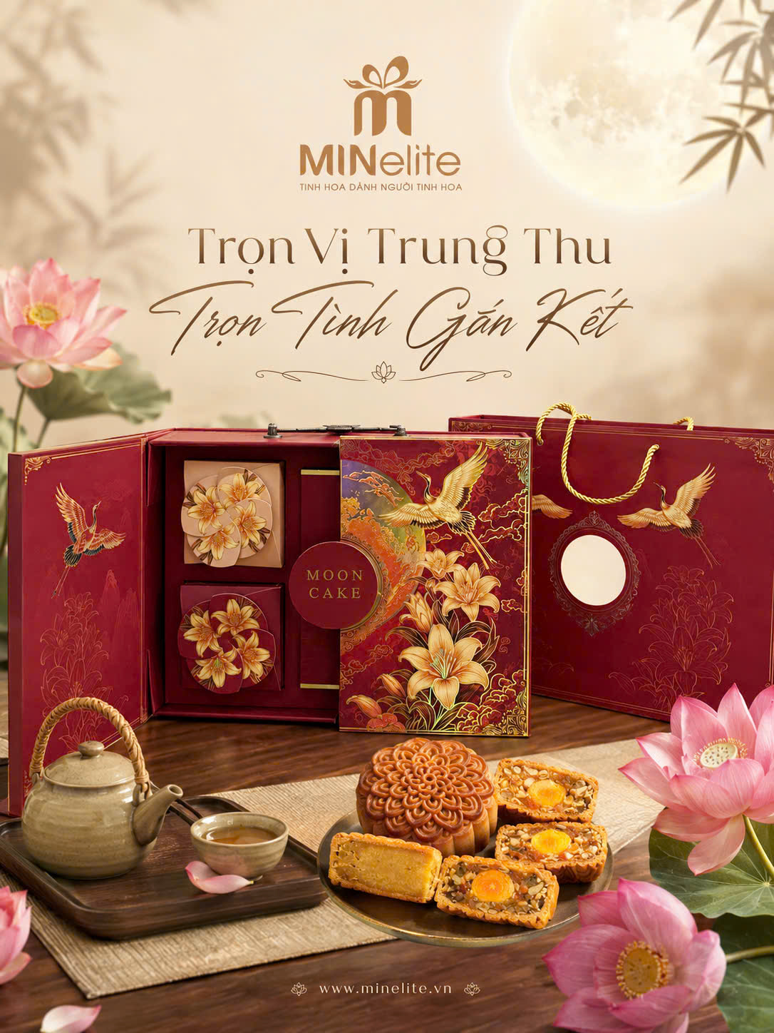 Hộp Quà Trung Thu 4 Bánh